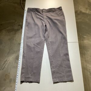 DickiesmMen's Gray Straight-Leg “Flex” Pants